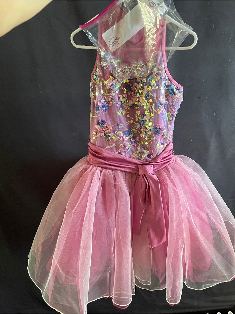 IC Weissman Pink Mauve Sequin Tulle Ballet Dance Costume